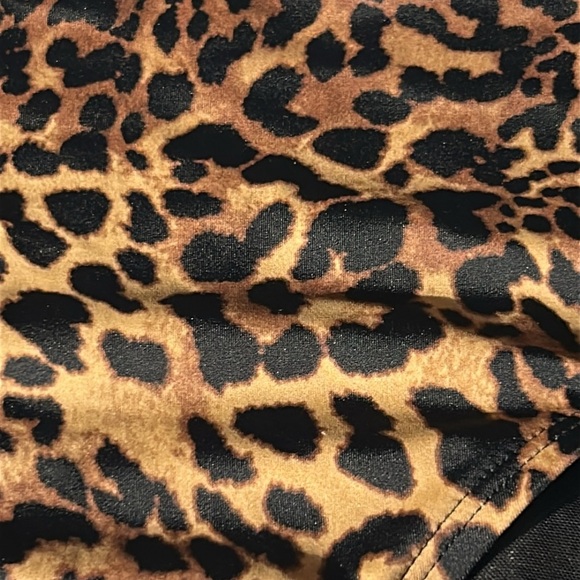 Swim by Cacique leopard‎ print High Waist bikini Swimsuit bottom size 18 NWOT - Picture 4 of 12